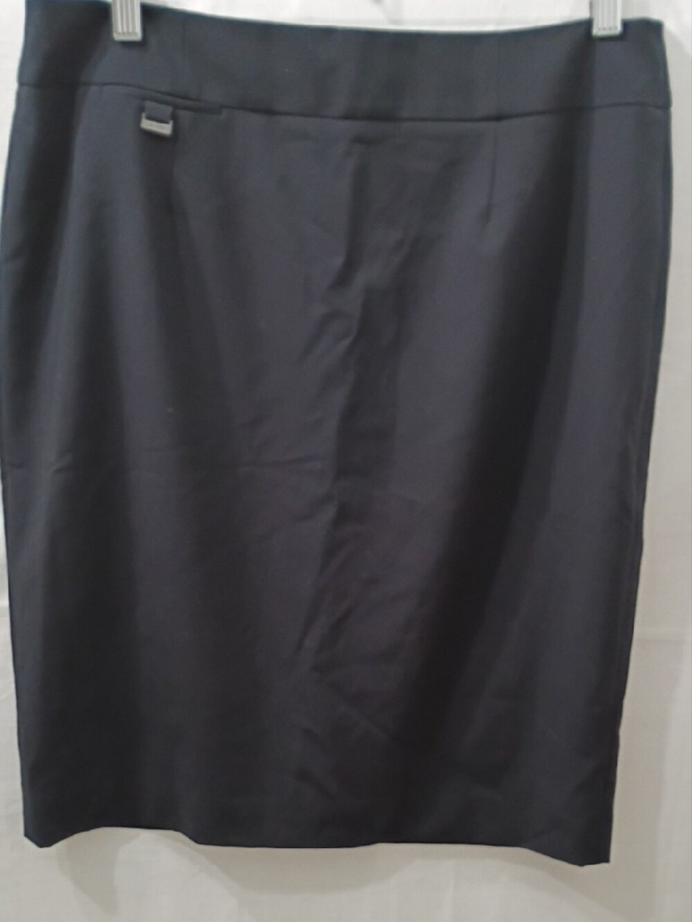 Calvin Klein Black Pencil Classic Women's Skirt  Size 10 - Picture 2 of 7